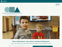 Tablet Screenshot of dhmontessori.org